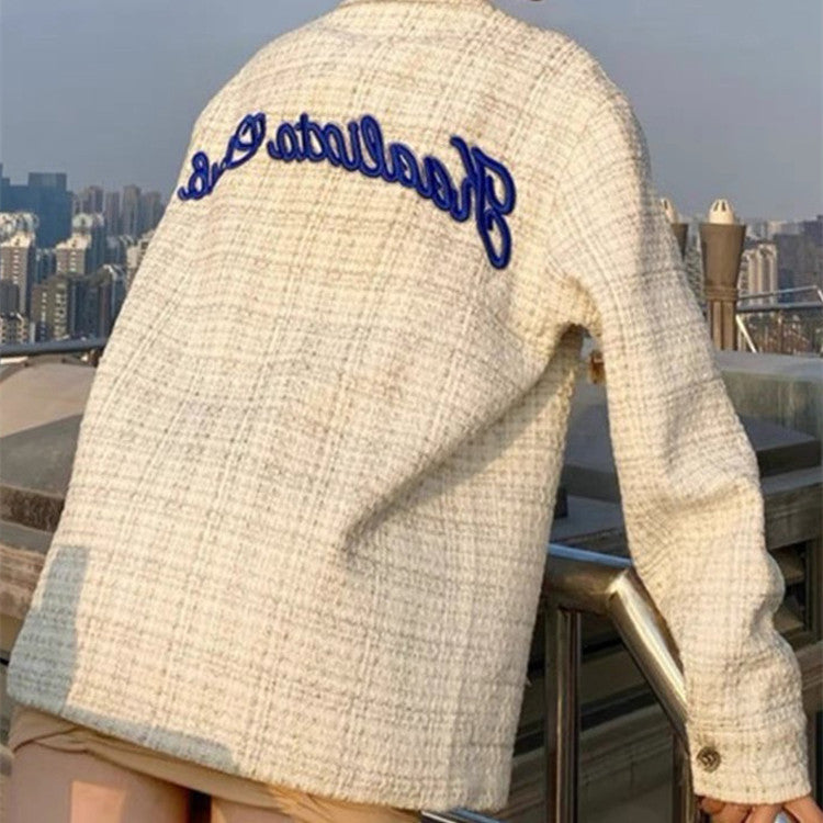 Men's Casual Loose Street Lapel Long Sleeve Jacket