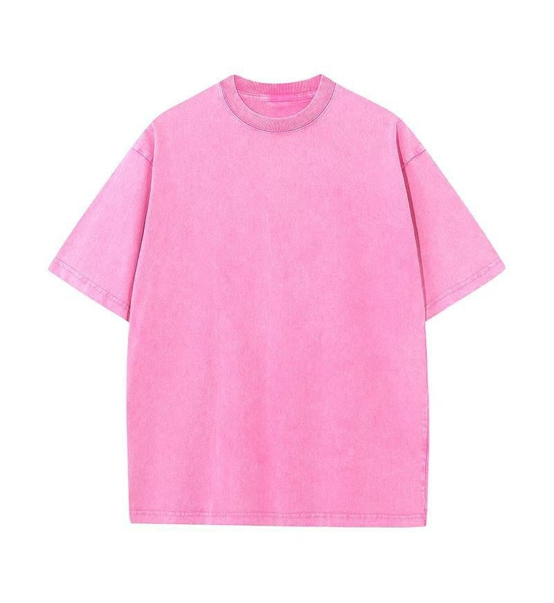 Washed Old Short-sleeved T-shirt For Men And Women