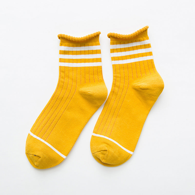 Women's Cotton Socks Japanese Academic Style