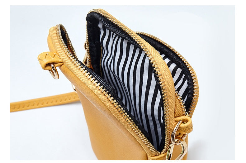 Fashion Simple Solid Color Crossbody Bag