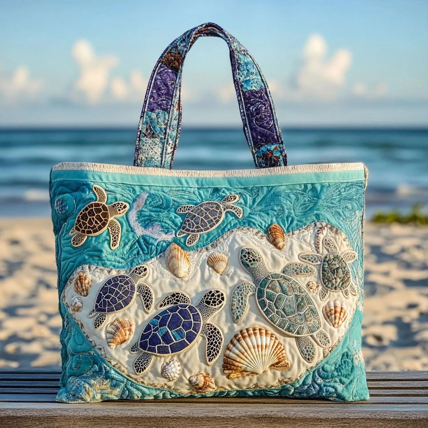 New Digital-print Tote Bag With A Personalized Floral Design In Canvas