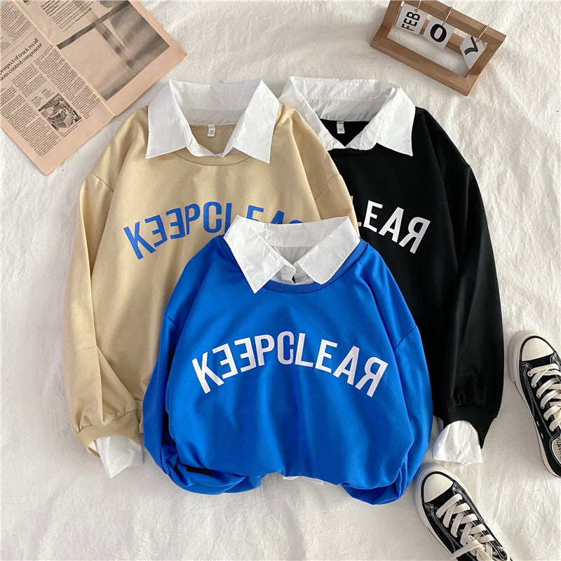 New Korean Junior High School Girls" Autumn Clothes