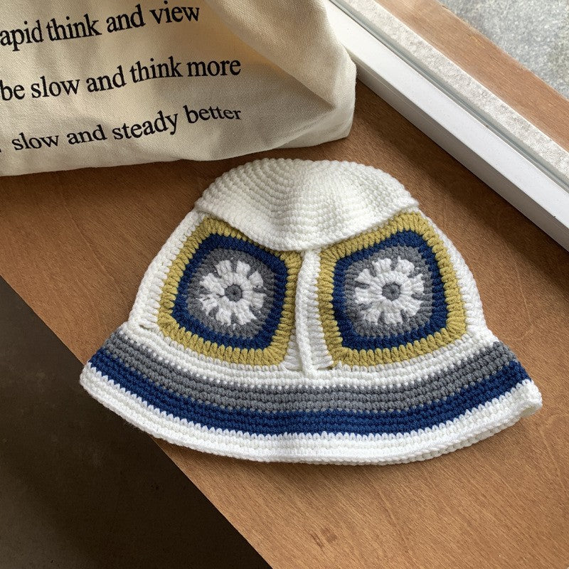 Handmade Woven Head-wrapping Hat Hollow Retro Artistic