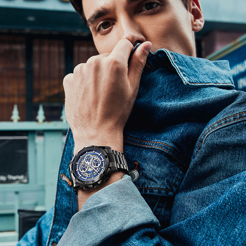 Men's Waterproof Luminous Casual Fashion Quartz Watch