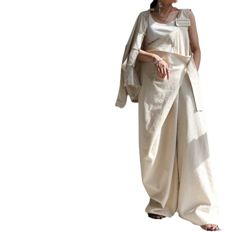 Women's Autumn One-shoulder Fashion Loose Comfortable Jumpsuit
