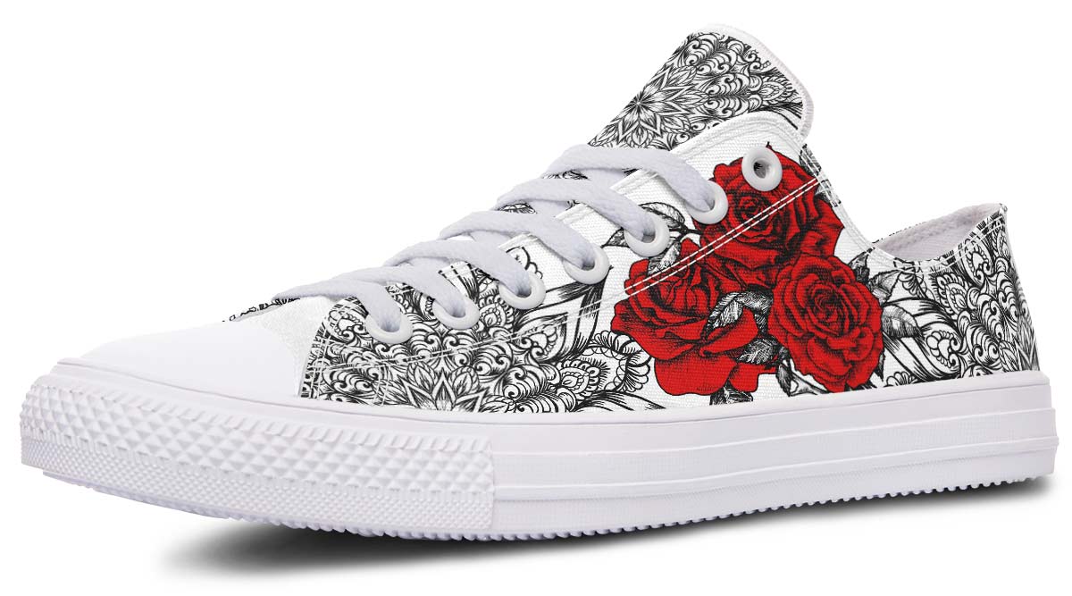 Fashion Print Couple Low-Top Canvas Shoes