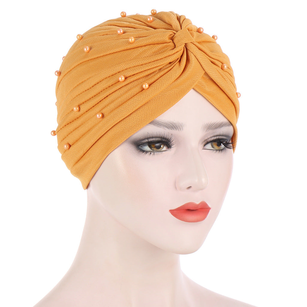 Casual Beaded Pleated Simple Toe Cap