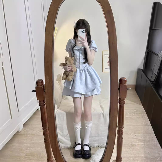 French-style First-love Doll-collar Dress For Women