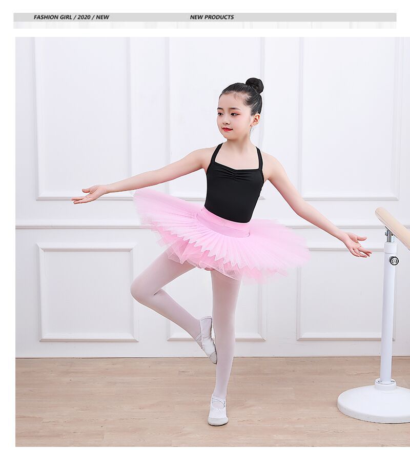 Stage Performance Competition Tulle Skirt Seven Layers