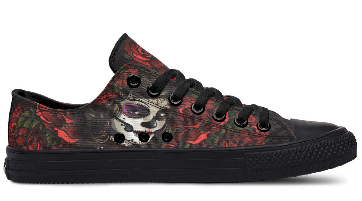 Fashion Print Couple Low-Top Canvas Shoes