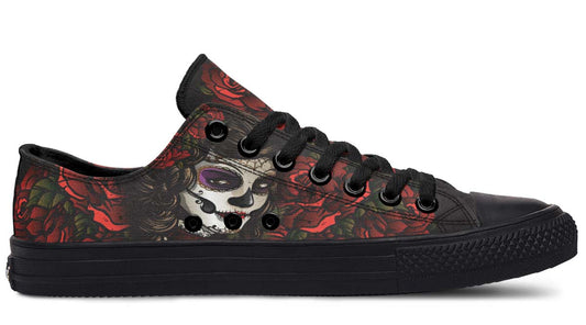 Fashion Print Couple Low-Top Canvas Shoes
