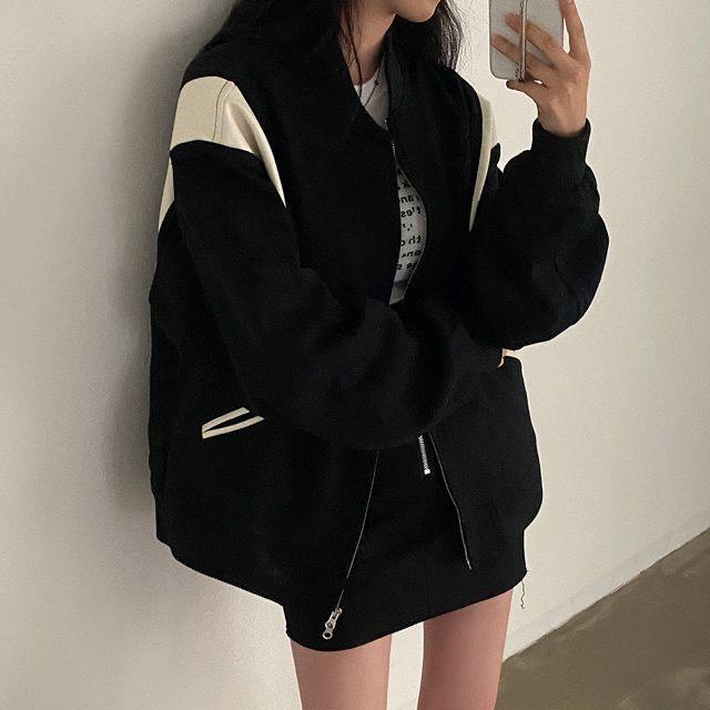 Loose And Lazy Baseball Uniform For Age-reducing Students