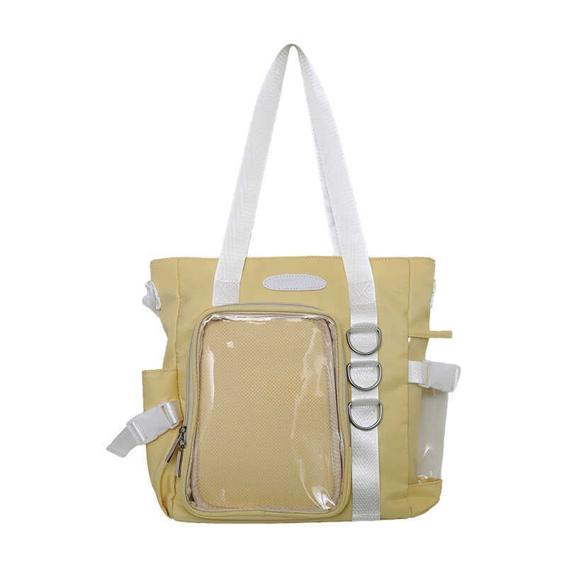 Japanese Minority Design Transparent College Style Fashion All-match Good-looking Large-capacity Crossbody Bag