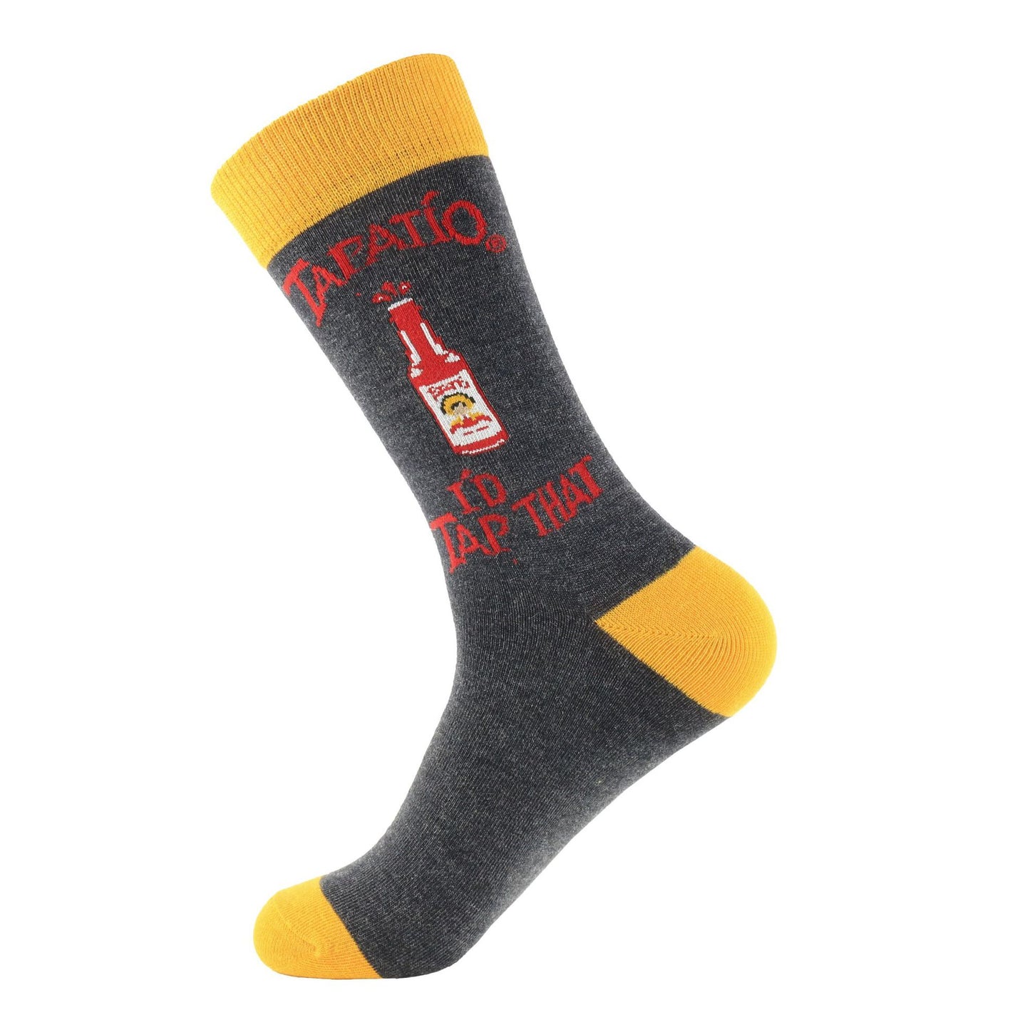 Fashion Color Wine Glass Drink Cotton Mid-calf Length Socks
