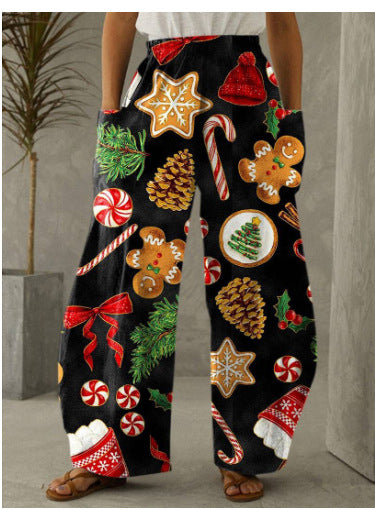 Ins Christmas Casual Pants In Europe And America