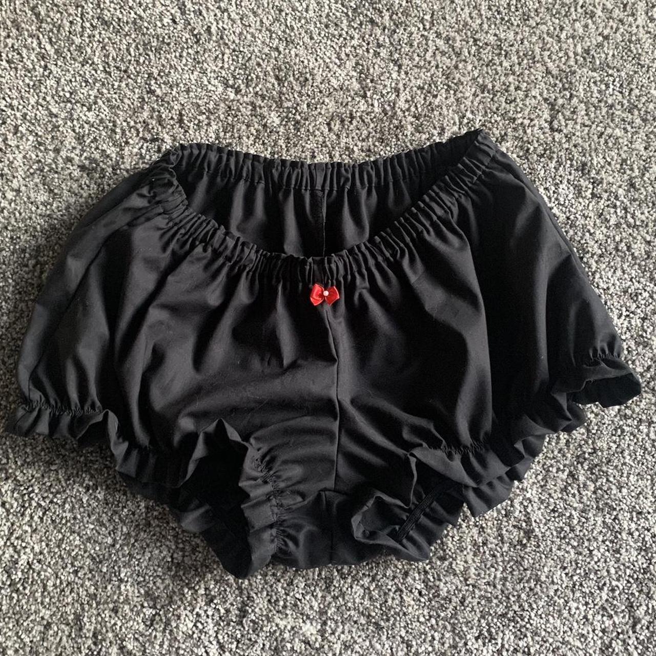 European And American Small Bowknot Plaid Shorts