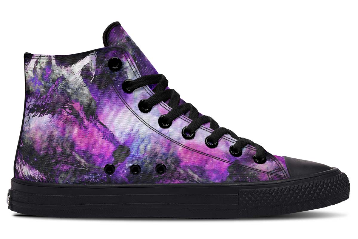 Printed Couple High-top Canvas Shoes