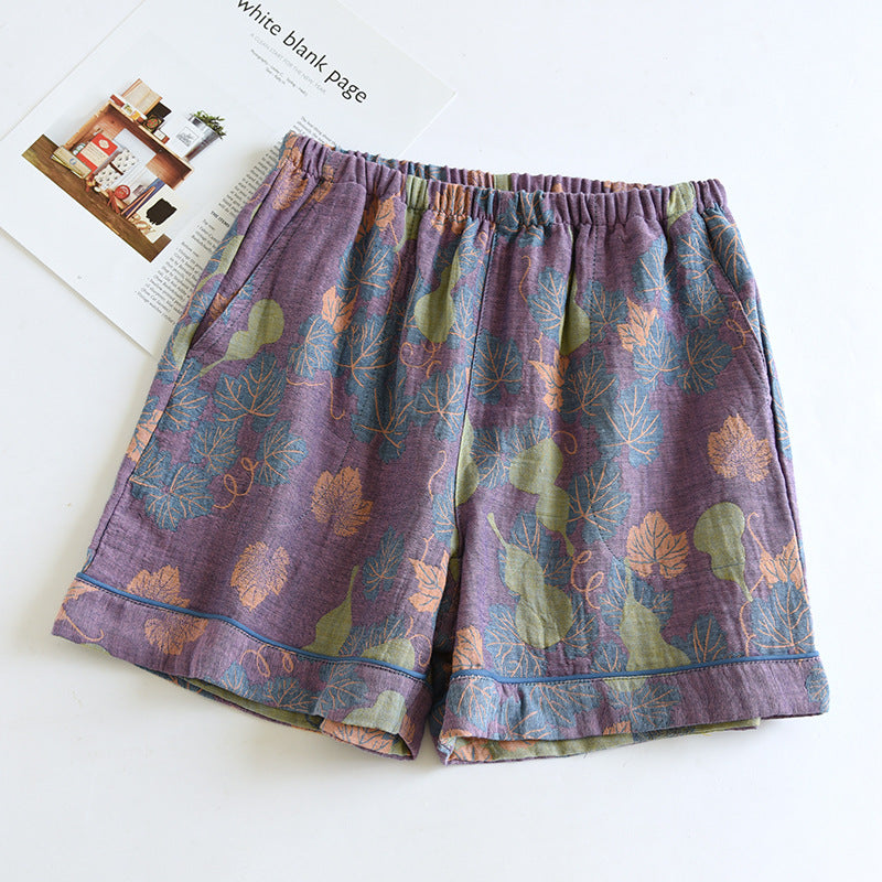 Women's Summer Thin Cropped Loose And Sweet Home Pants