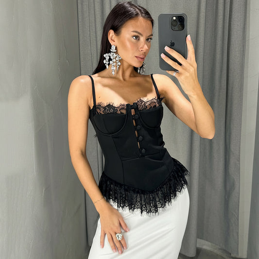 Blonde Camisole til Kvinder Elegant Alsidig Top Perfekt til Pendling