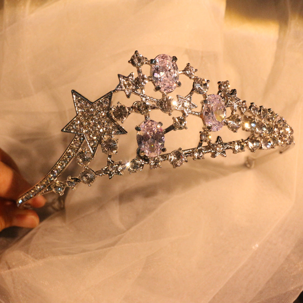 Zircon Star Bride Crown Princess