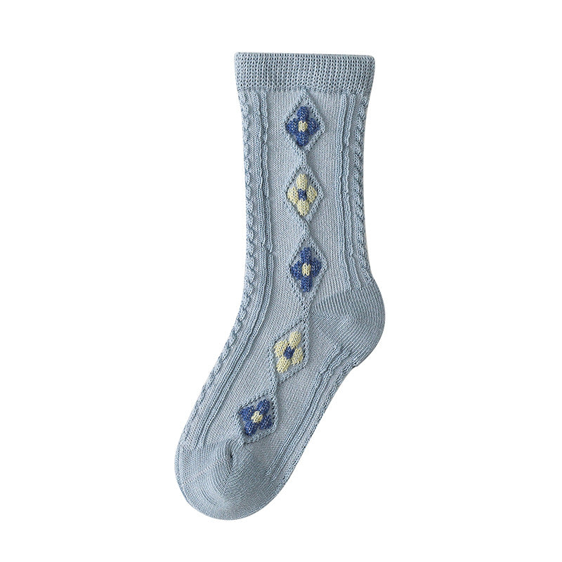 Children's Girls' Breathable Loose-mouth Baby Socks