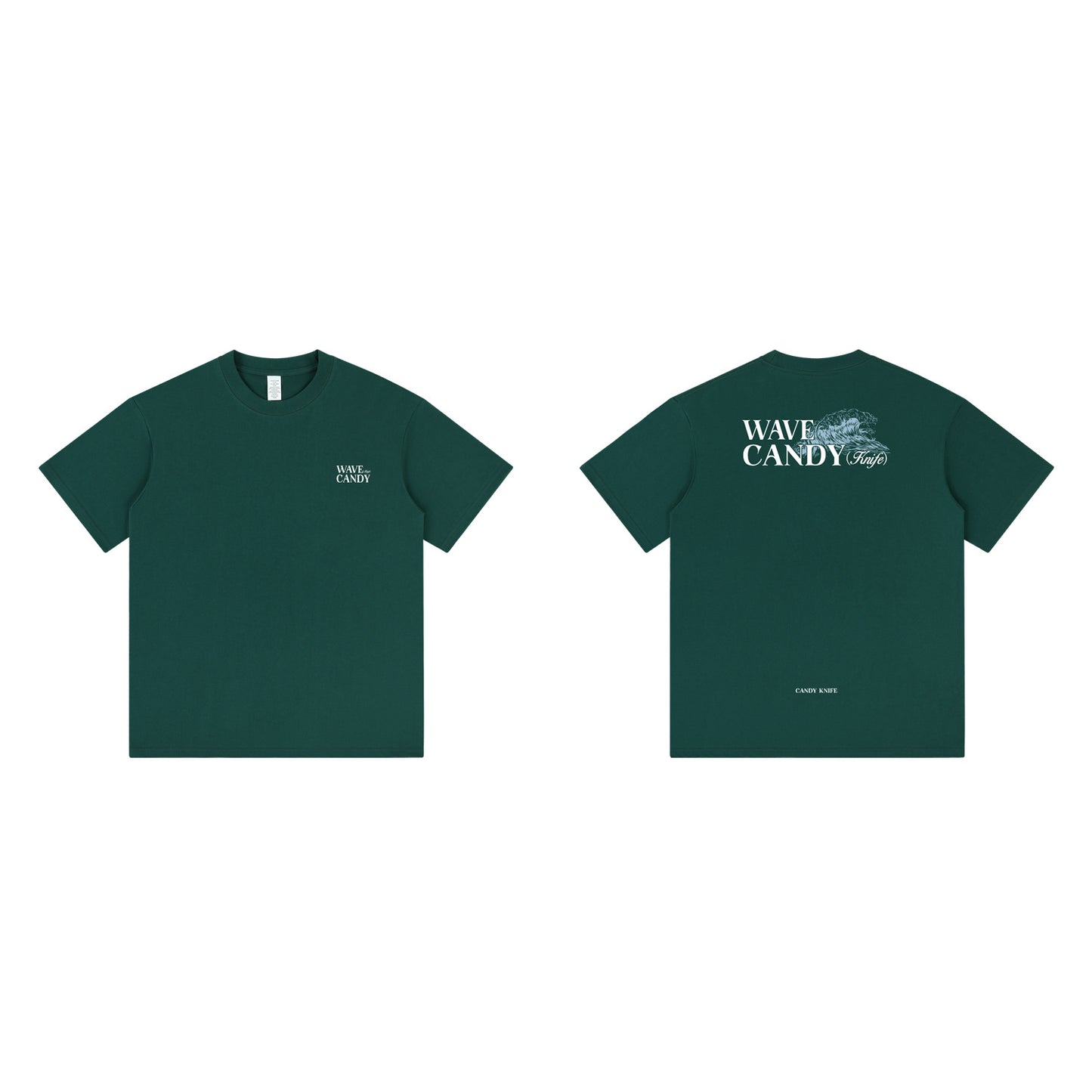 American Retro Wave Printed Heavy Short Sleeve