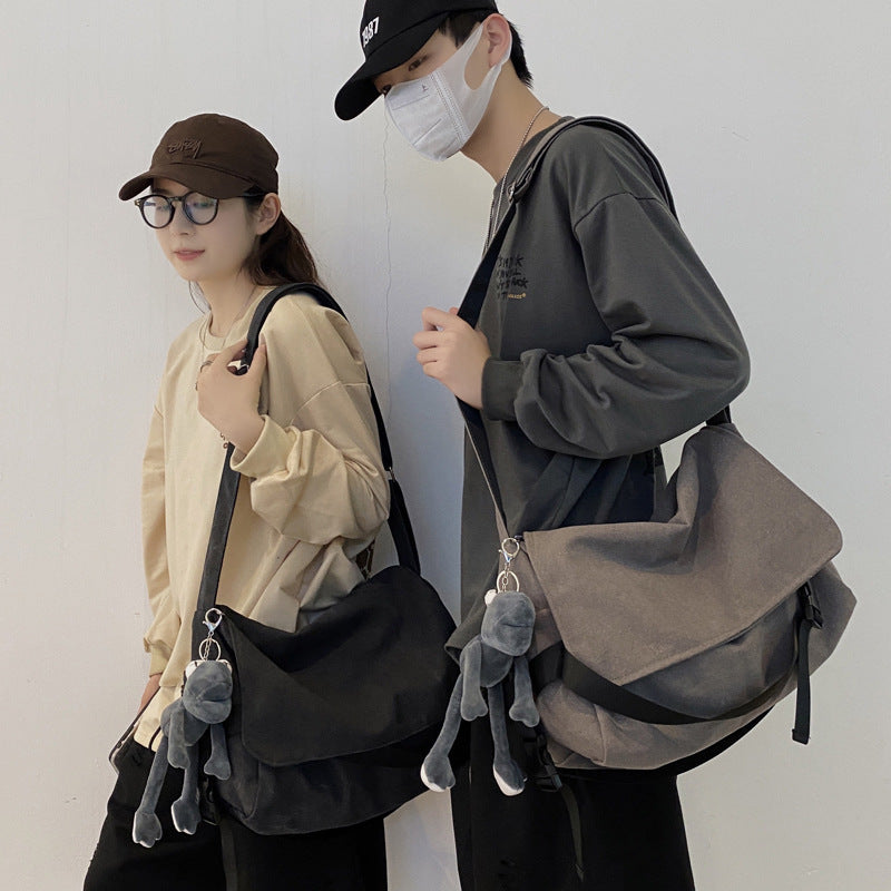 Men's Fashion Simple Large Capacity Casual Shoulder Bag