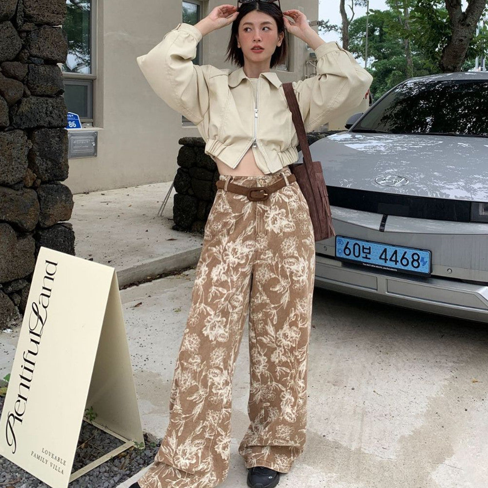 Vintage Straight Wide Leg Jeans