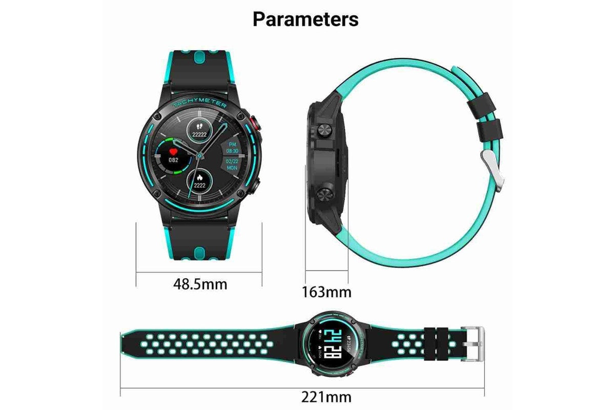 GPS Smart Watch Women Men with Compass Barometer Outdoor Sport Fitness Tracker Heart Rate Smart Watch