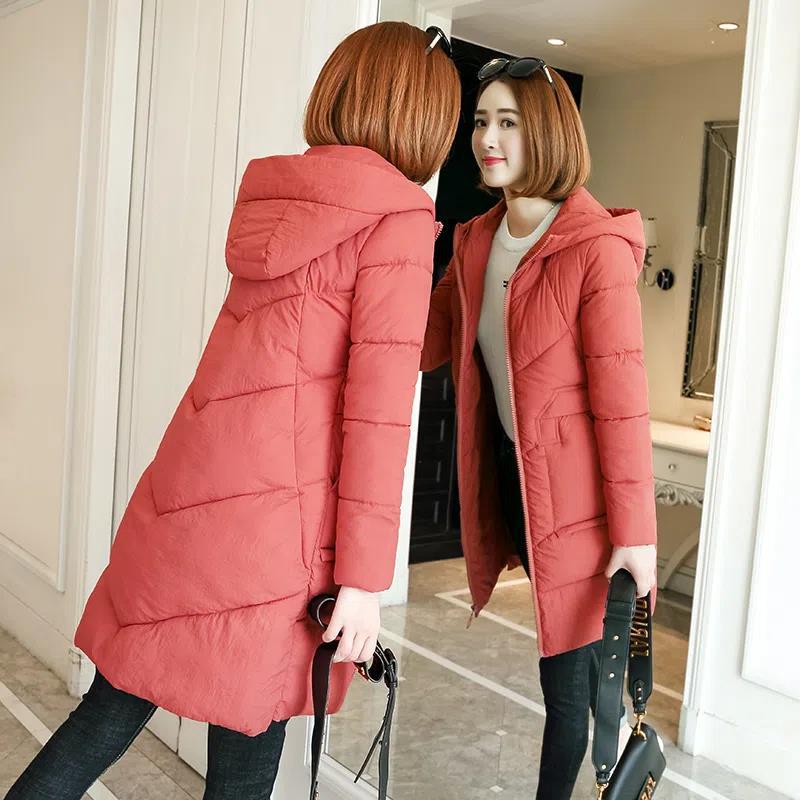 Women's Mid-length All-match Slim Down Padded Jacket