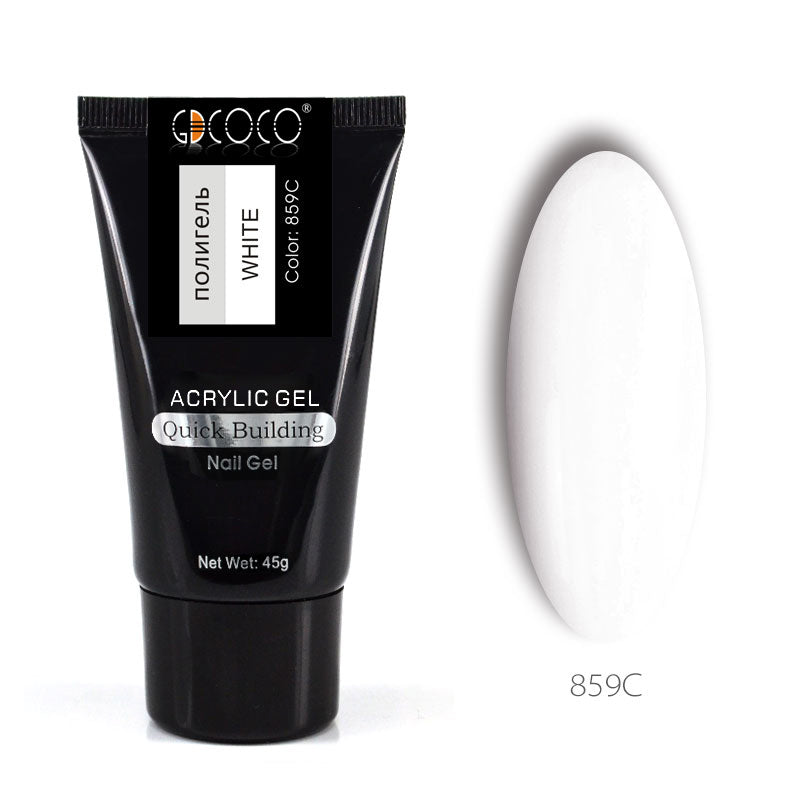 Nail phototherapy extension functional gel