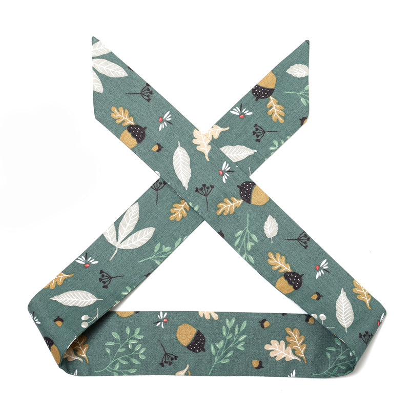 Handmade pine cone floral headband