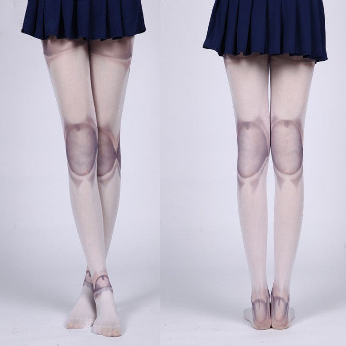 Loli humanoid printed pantyhose