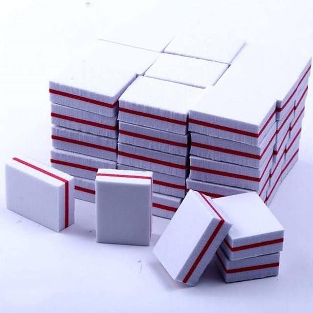 Two-sided mini nail file block