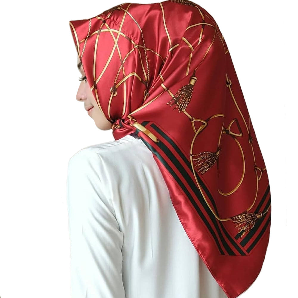 Explosive Leopard Printed Large Square Scarf