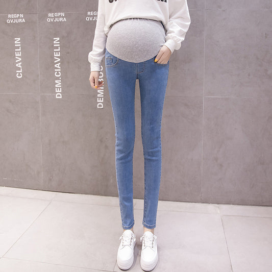 Pregnant Women's Fashion INS Wind Belly Support Trousers