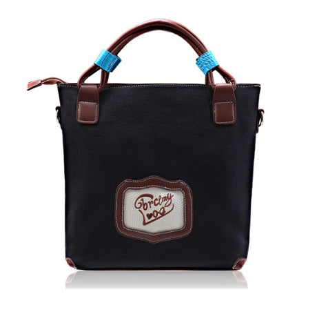 Embroidered canvas bag