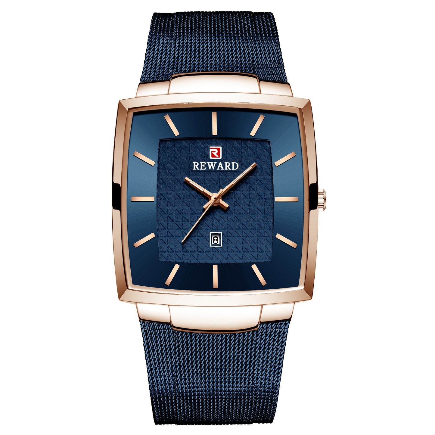 Square personality business men's watch