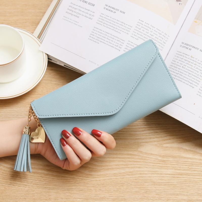 Women's Long Wallet Tri-fold Mobile Phone Bag