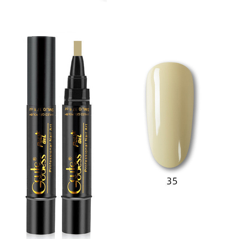 Nail Glue Pen 3 In 1   One-step Glue Phototherapy Plastic Nail Magnet Pen French Water Ripple Cat Eye Strong Magnet Pen DIY Manicure Tool Pen