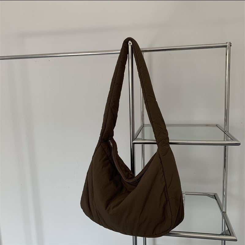 Large Capacity Autumn And Winter New Sponge Bag For Women