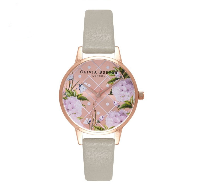 Color ladies watch fashion simple British mesh with stainless steel quartz watch