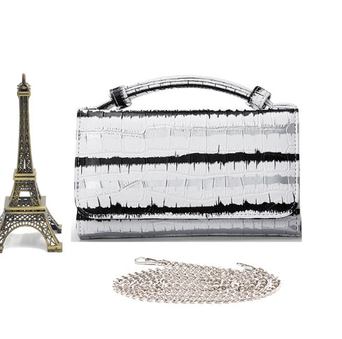 New snake pattern clutch bag handbag chain shoulder Messenger bag wallet ladies long section