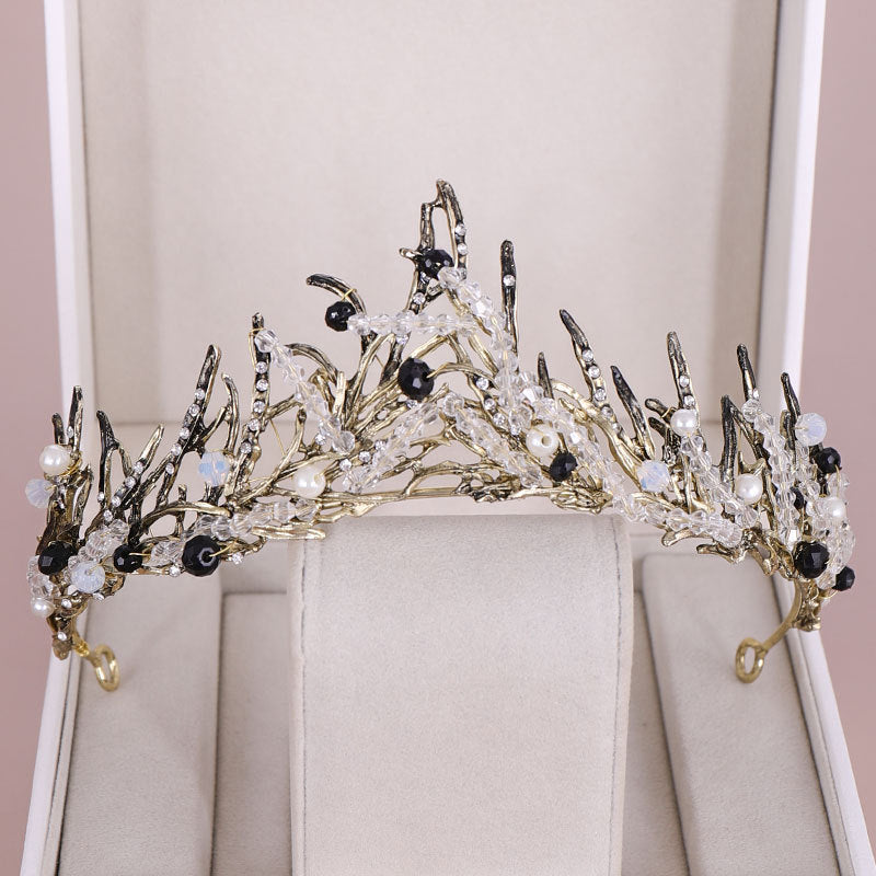 Children's Crown Tiara Princess Baroque Vintage Crystal