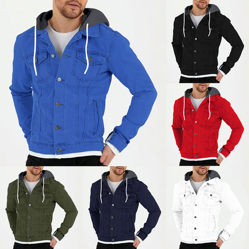 Windproof And Warm Hooded Casual Sports Jacket