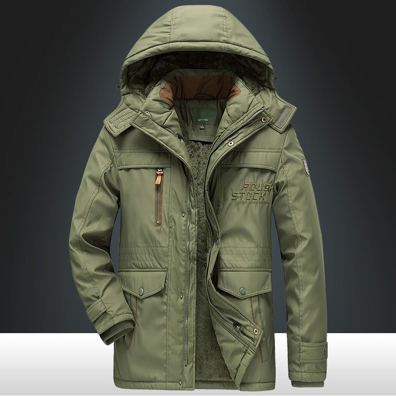 Plush thick padded jacket