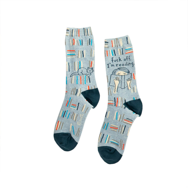 Female thin medium tube flower socks
