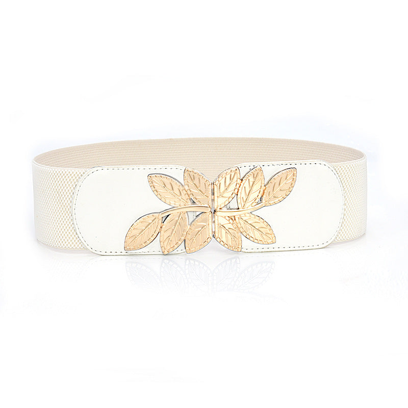 Palace vintage engraving leaf belt