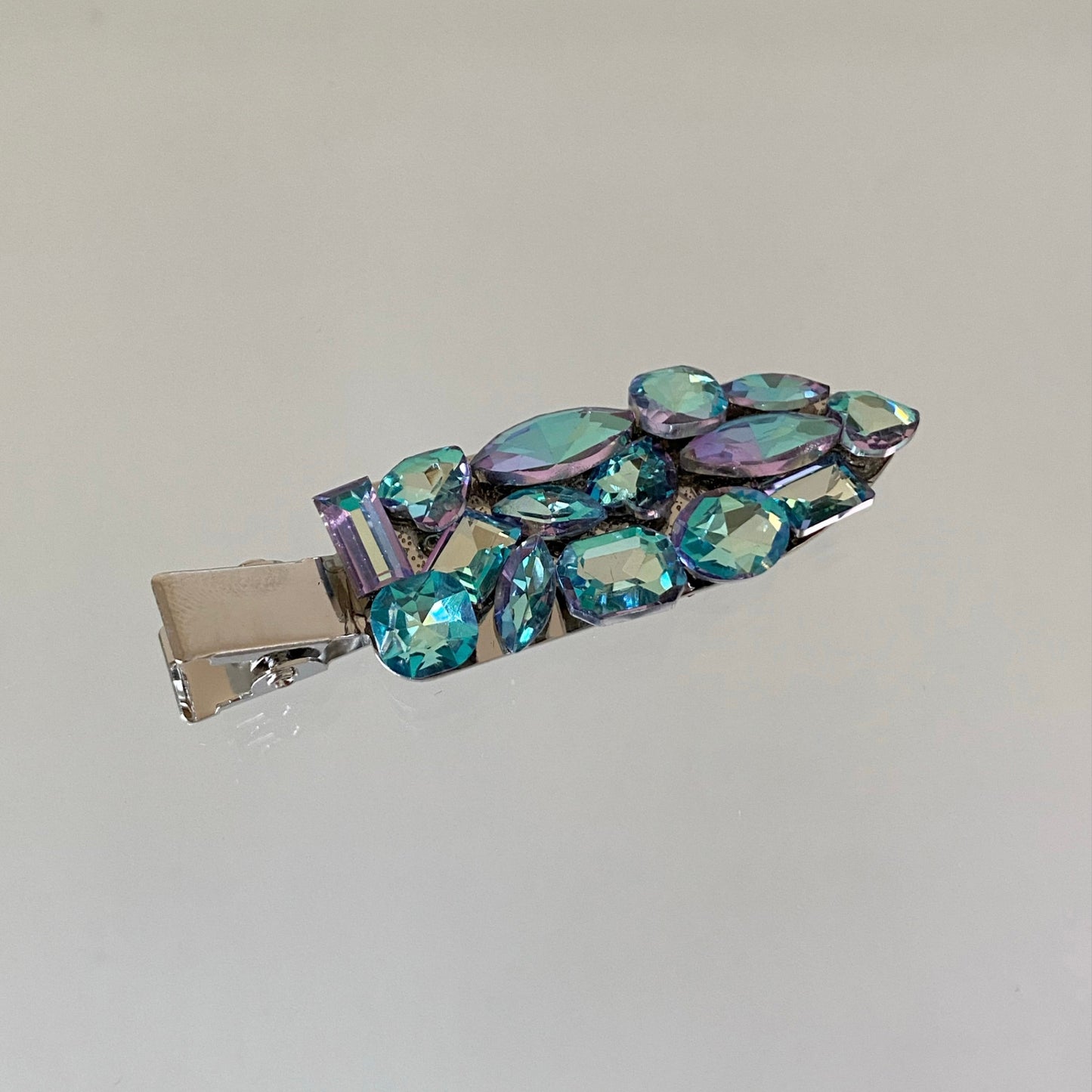 Super Shiny Exquisite Bang Clip Full Rhinestone Zircon Seamless Broken Hair