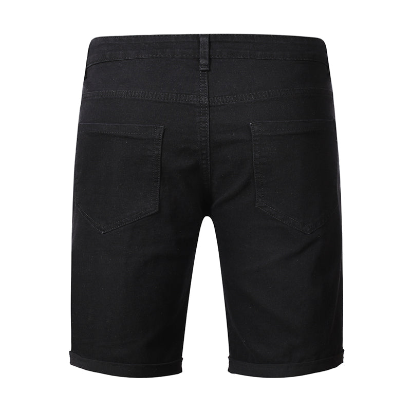 Ripped sorte denimshorts
